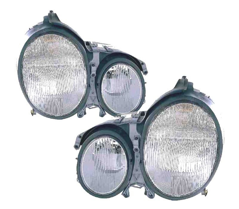 FARÓIS PARA MERCEDES E CLASSE W210 99-02