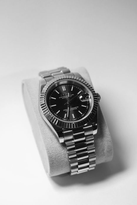 Zegarek Custom Mod Datejust Black President Seiko Mod