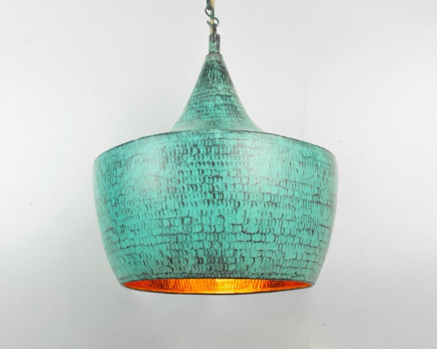 — Ręcznie robione lampy sufitowe z Indonezji – komplet 5 sztuk —