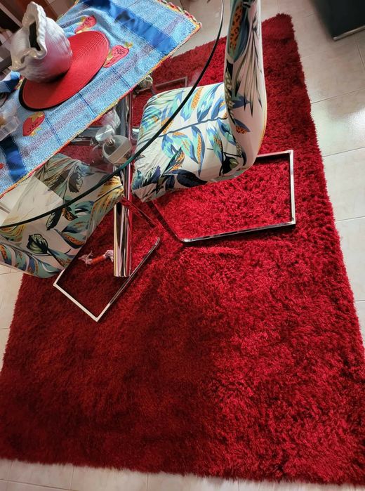 Mesa de vidro com 4 cadeiras como nova