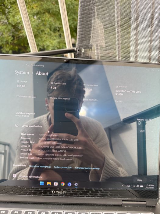 Hp Omen Transcend 14 2024 32 RAM rtx 4070