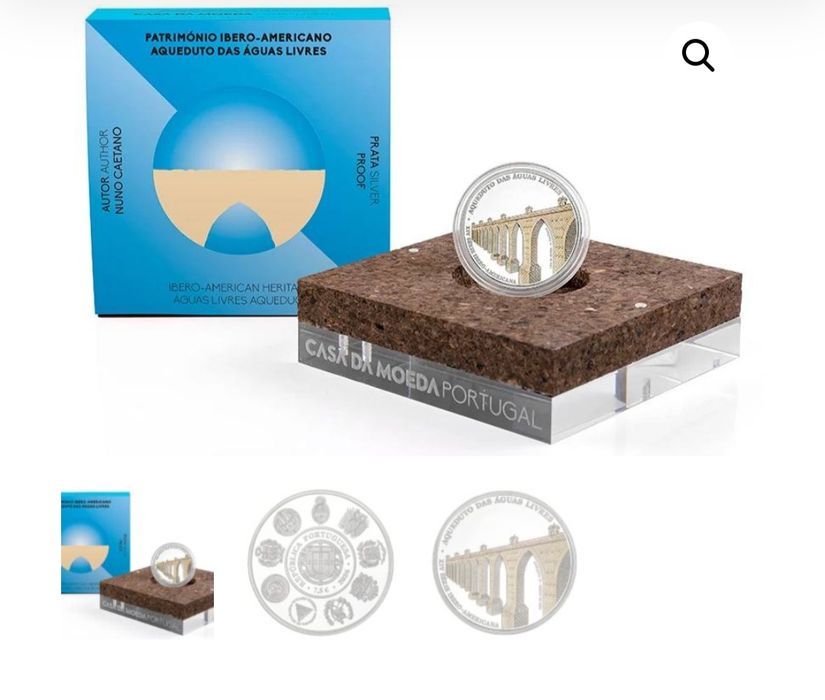Aqueduto das Águas Livres XIV Ibero Americana Prata Proof