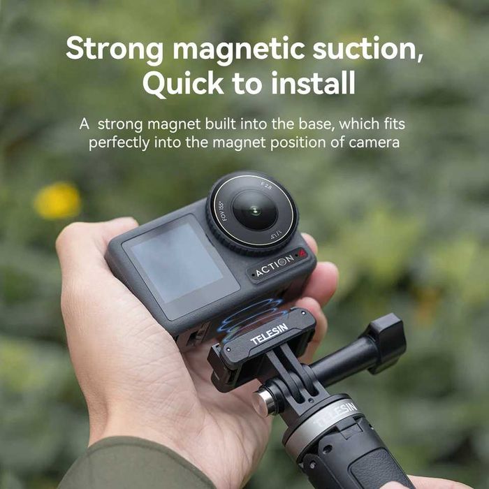 Uchwyt Mocowanie do kamery DJI OSMO Action 3 / 4 / 5 Magnetyczne