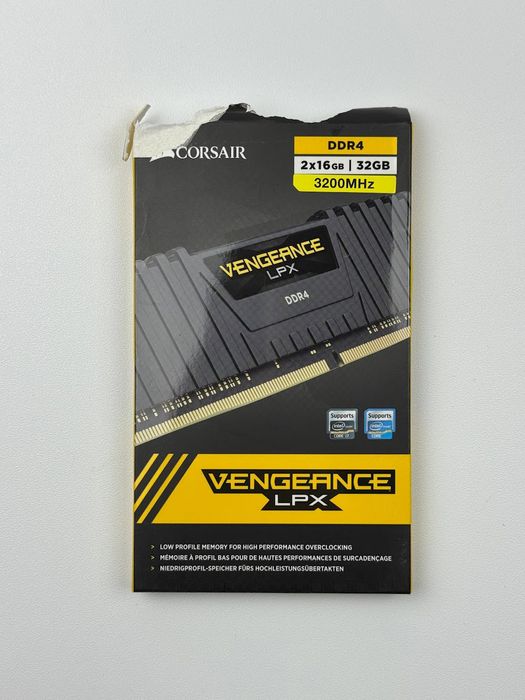 Pamięć RAM Corsair Vengeance LPX Black DDR4 DIMM 2×16GB 3200MHz XMP