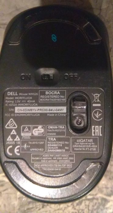 Беспроводная мышка, Мишка Dell WM126