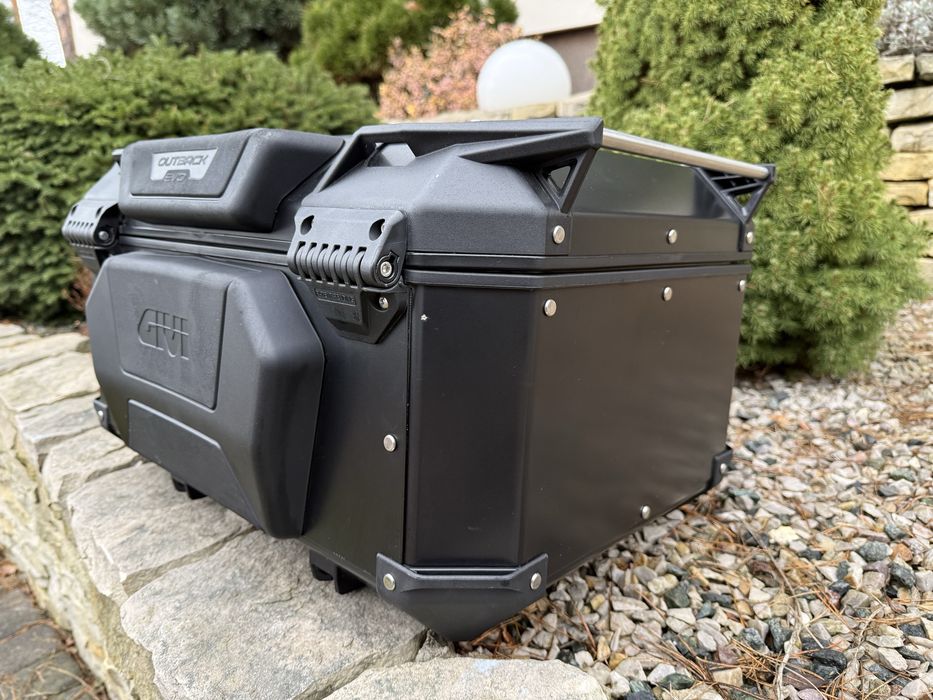 Kufer Centralny 58l Givi Monokey Trakker Outback Evo Wkladka Oparcie