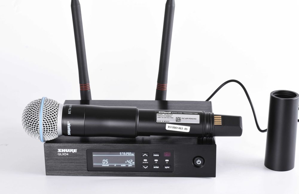 Shure QLXD BETA58A радіосистема мікрофон (slx blx ulxd sm58 glxd qlxd)