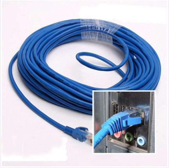 Кабель для Интернета LAN Ethernet Patch Cord CAT 1 3 5 10 20 30 40 50м