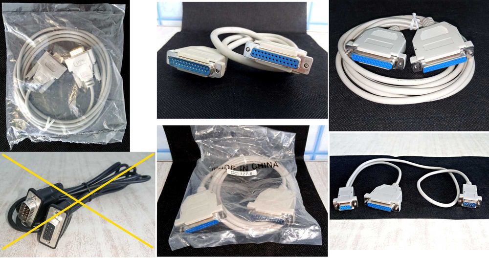 Кабели DIN 5p, BNC, USB, COM, LPT, VGA, ATA-33, FDD
