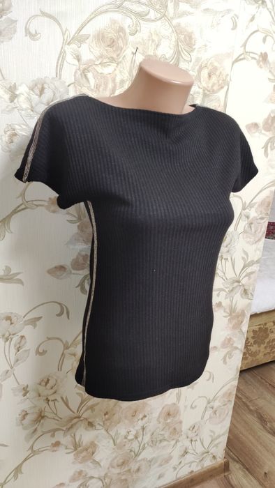 Кофточка футболка женская чёрная