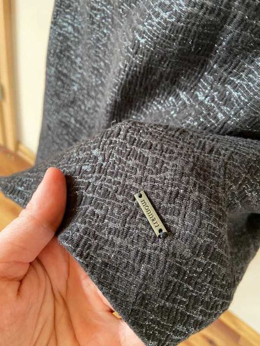 36 38 Monnari spodnica midi basic czarna rozkloszowana capsule fashion