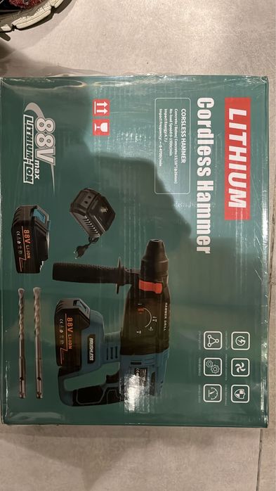 Berbequim bateria compativel makita motor brushless
