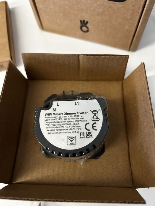 Touch Switch Smart Home włącznik szklany srebrny nowy zestaw