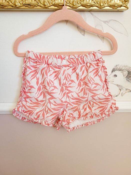 Zestaw 74-80 krótkie spodenki + bluzka skandynawska marka scandi