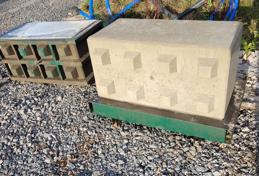 Blok betonowy, mury oporowe