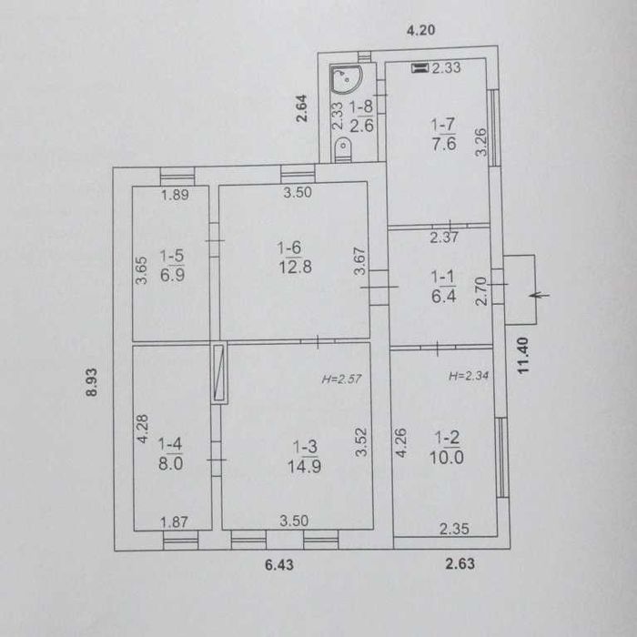 Продам  будинок по вул. В.Скринника (р-н пл.Покровської) або обміняю на 1-2 кімнатну квартиру
