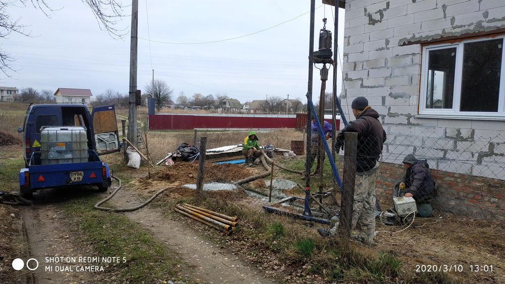 Бурение скважин под ключ.
