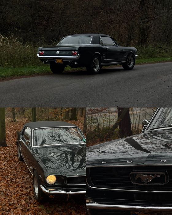 Wynajem zabytkowego auta do ślubu - Ford Mustang / Triumph Spitfire