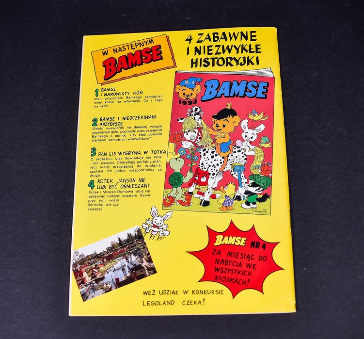 Komiks # Bamse 1992 r.