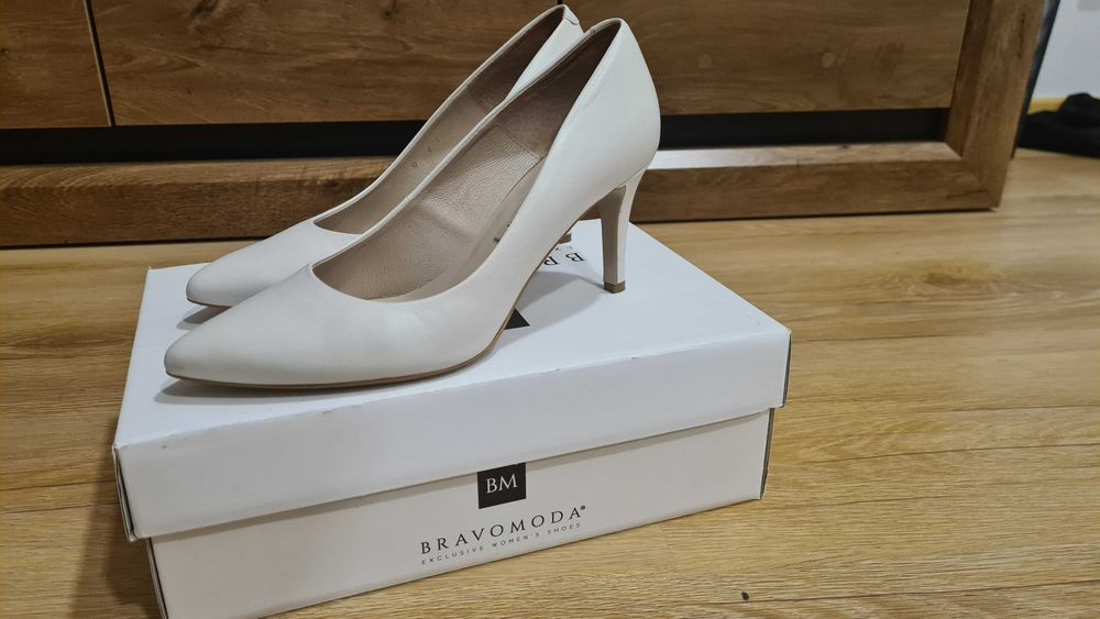 Buty ślubne - skóra naturalna