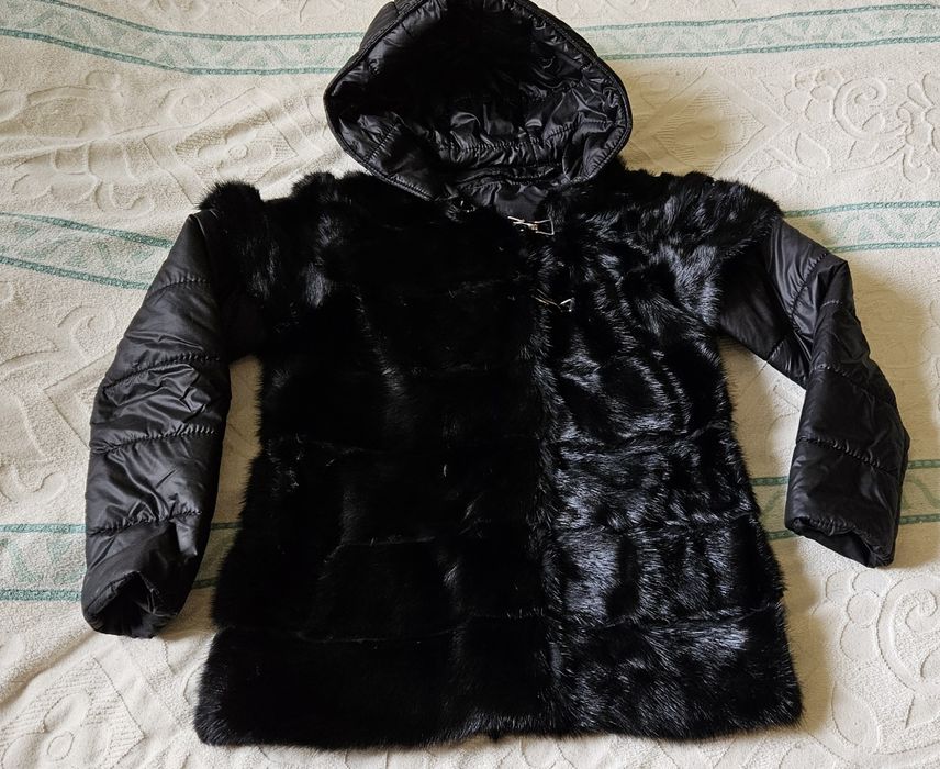 Норкова шуба-жилет
