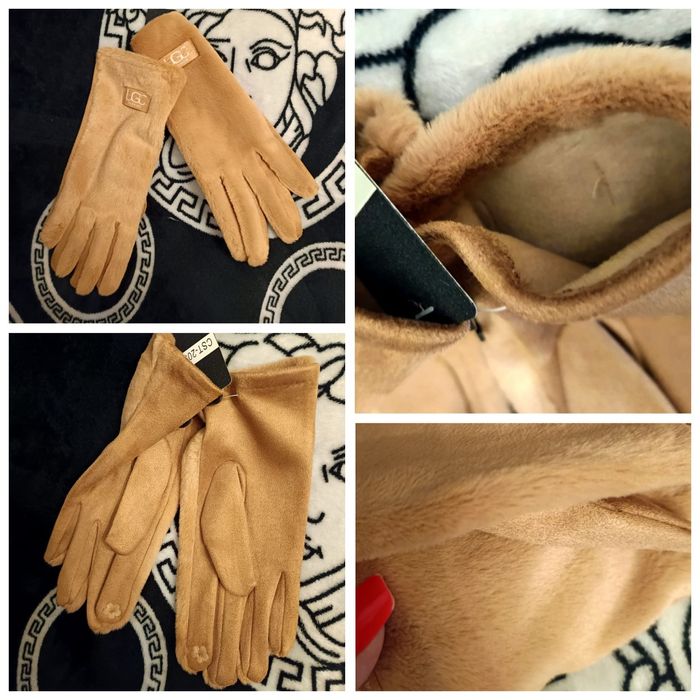 Nowe ocieplane rekawiczki M/L