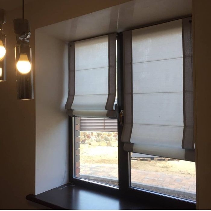 Римские шторы на окна. Римські штори на вікна