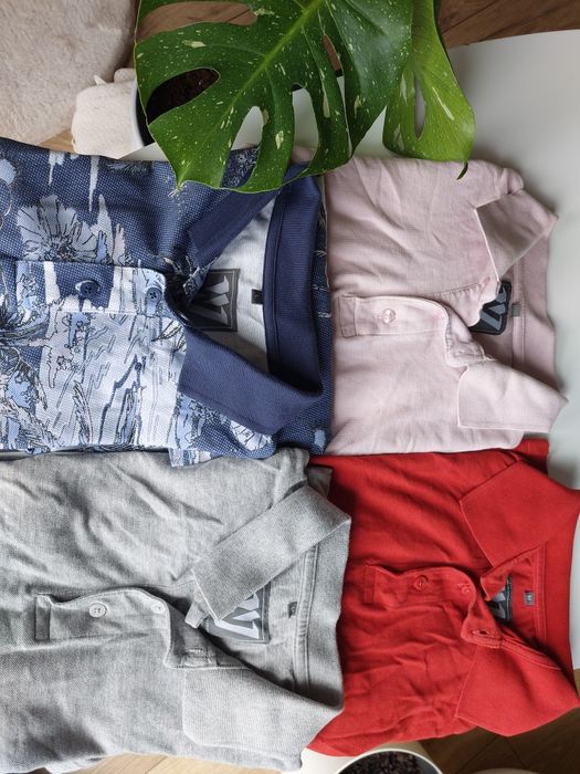 Zestaw 4 koszulek polo z Wólczanki