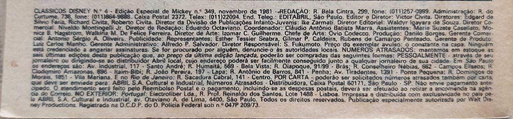 Clássicos DISNEY em quadrinhos [Abril - BR]