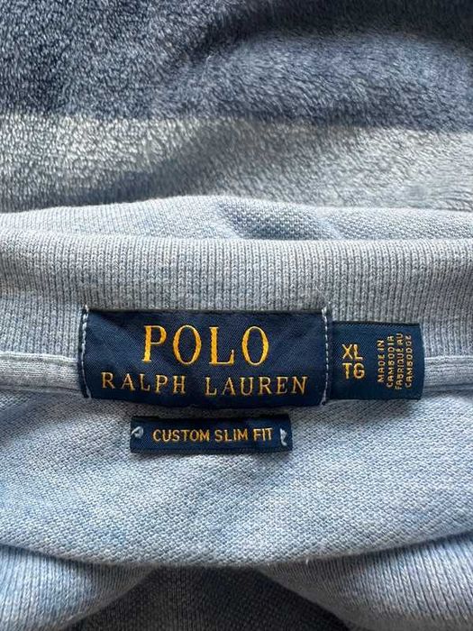 Polo Ralph Lauren longsleeve Polo błękitne