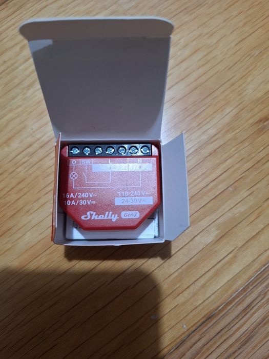 Shelly 1pm gen3  smart switch