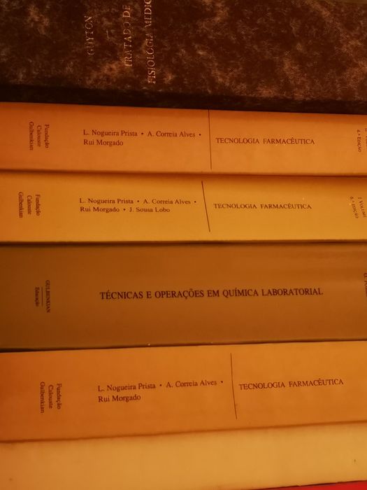 Vendo livros técnicos química, dermatologia, fisiologia, farmácia...