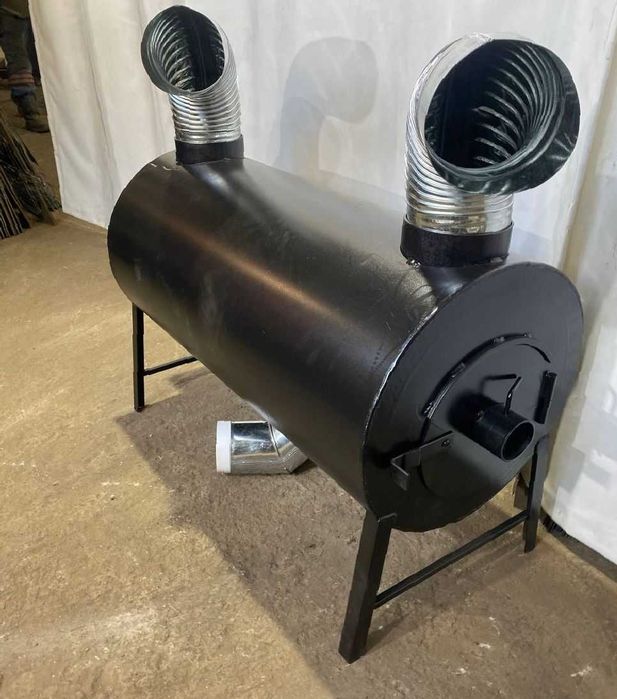 ЕКОНОМНІША ЗА Булер'ян! 5мм! 440м3! Буржуйка Піч / Печь Булерьян