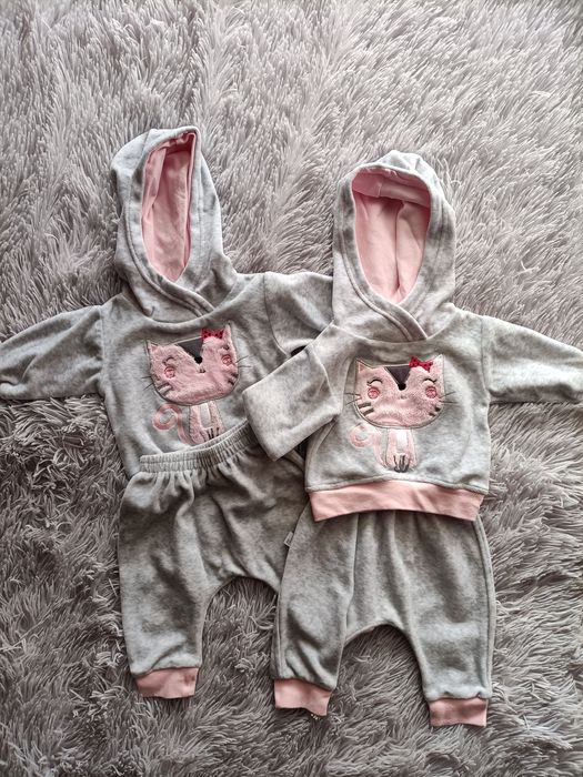 Dresy niemowlęce, r. 62 - dwa komplety