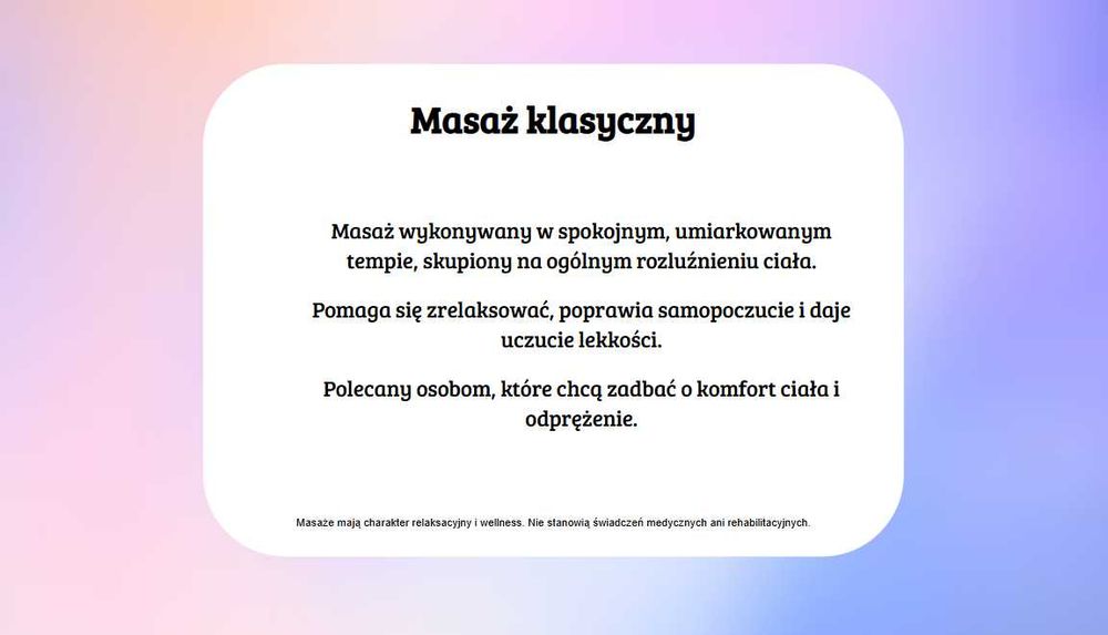 Masaż Opole i okolice z dojazdem
