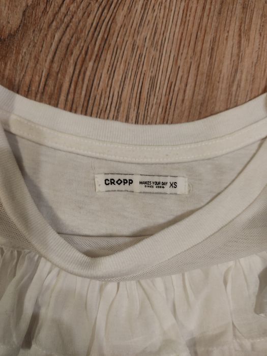 Biała bluzka . Cropp xs.