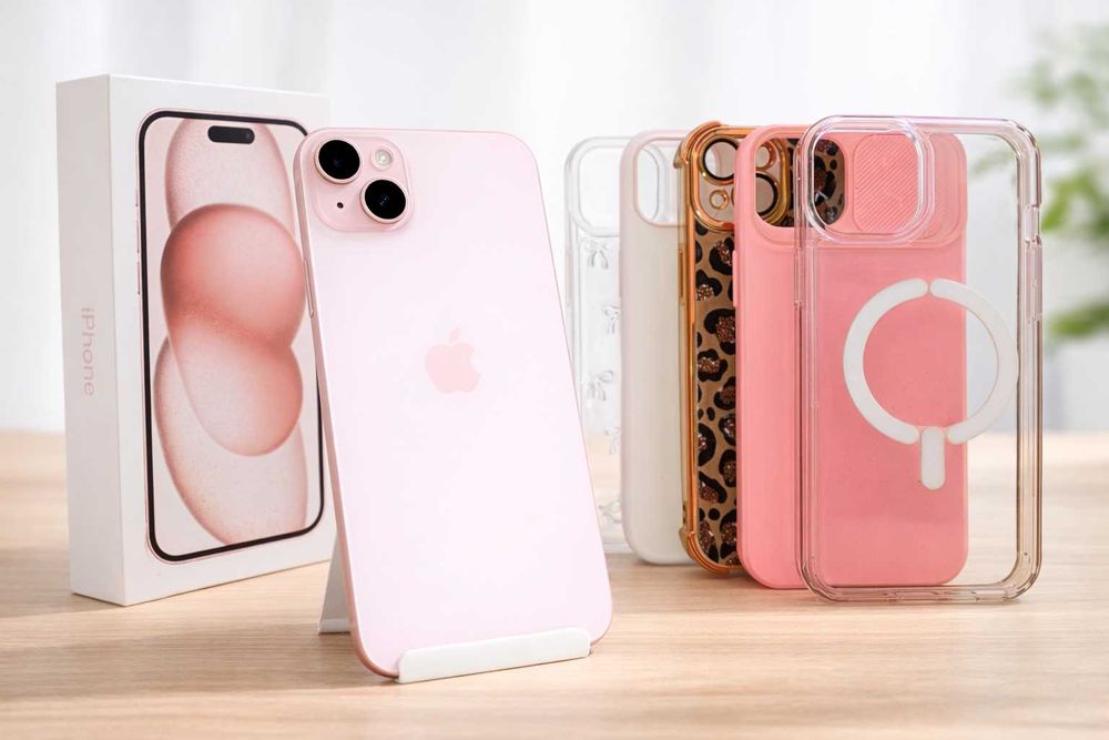 Iphone 15 Plus 256GB Pink 6,7" Różowy jak Nowy Gratisy FV MediaExpert