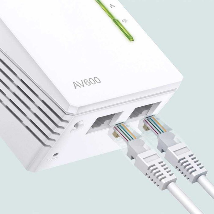 TP-Link TL-WPA4220 Kit - adaptador Powerline AV600, kit PLC WiFi 300 Mbps