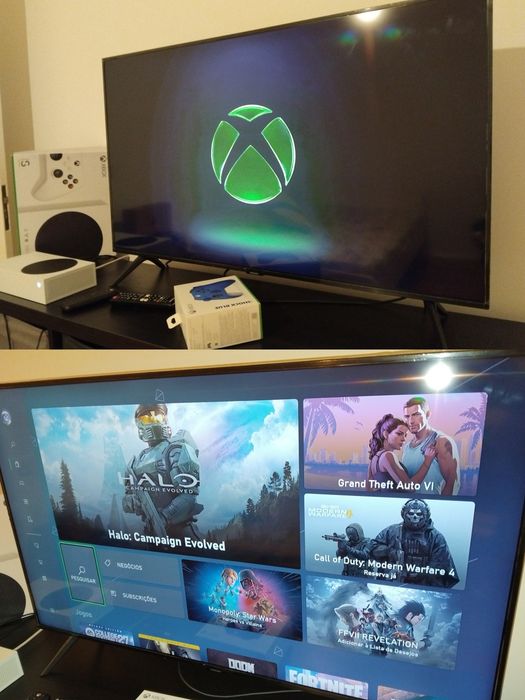 Xbox Series S + Comando Novo