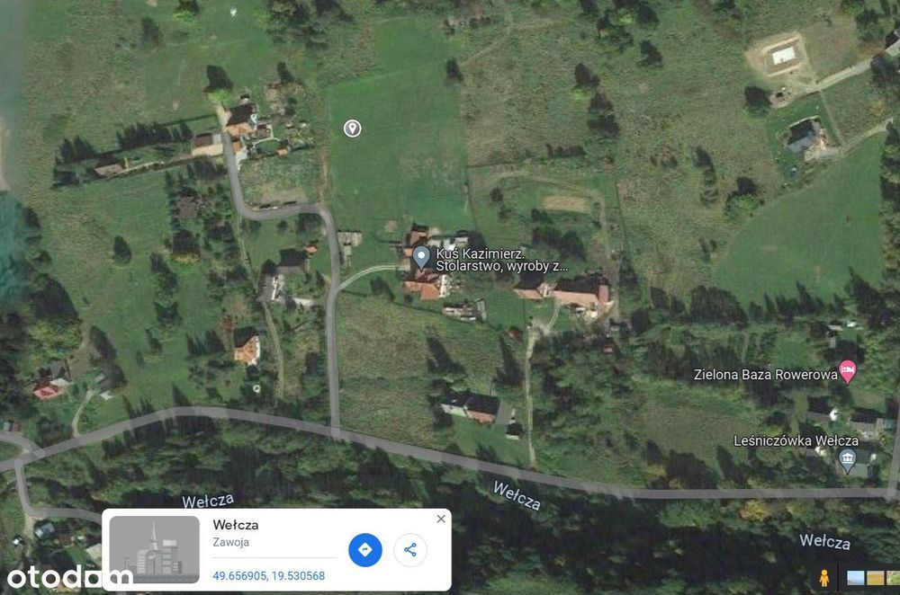 Działka budowlana Zawoja-Wełcza, widok na góry - Widok 2