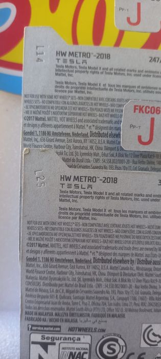 Conjunto 2 Tesla Model X hot wheels