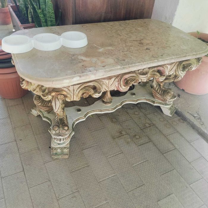 Pedra Mármore com tons de rosa
