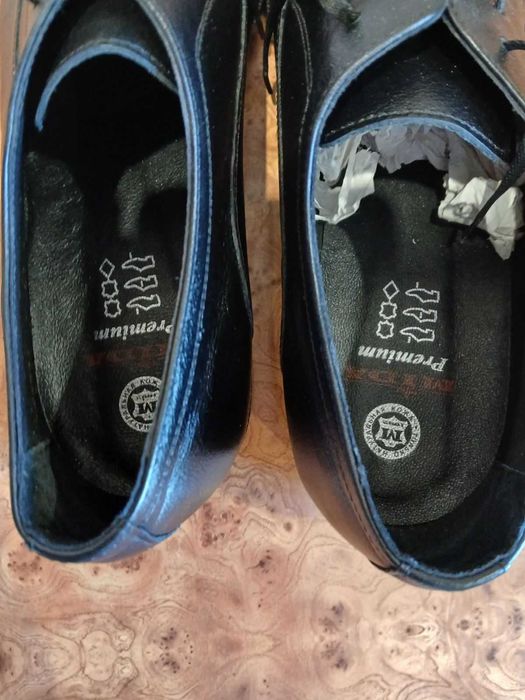 Туфли мужские черные кожа 43 размер