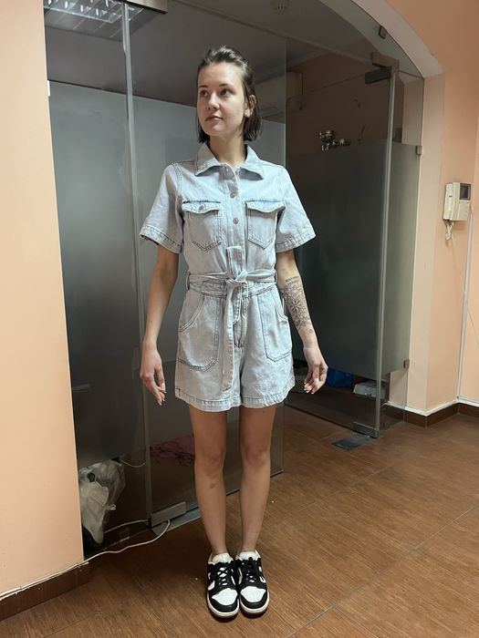 Джинсовый комбенезон