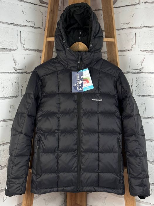 Зимовий пуховик Montbell куртка монтбелл чорна унісекс M/L/XL