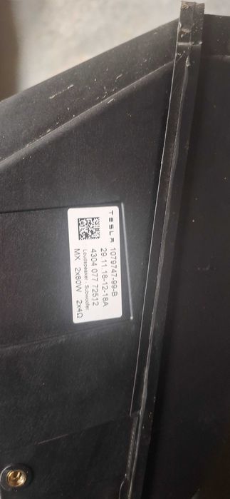 Саббуфер Tesla model 3. 1079747-99-B