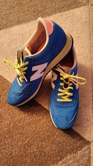 New Balance electric blue damskie sneakersy skóra naturalna 36,5 24cm