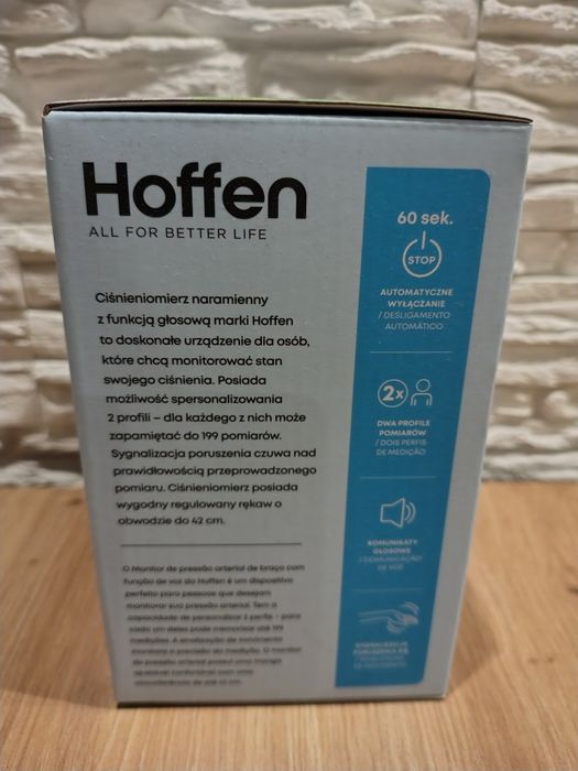Aparat do mierzenia ciśnienia (ciśnieniomierz) Hoffen. Polecam!