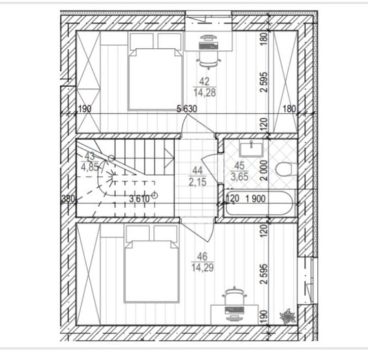 Дом на софиевской Борщаговке 117 квадратов КГ София Таун -3