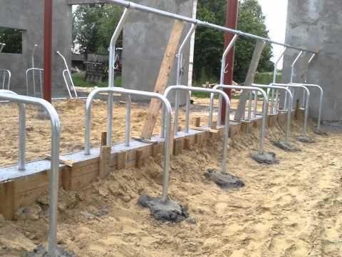 Wygrodzenia stanowiska przegrody dla bydła krów bramki